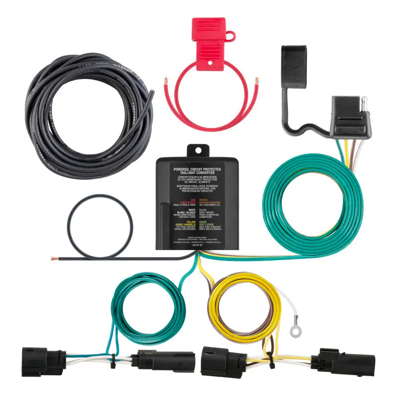 Curt Custom Vehicle Wiring Harness For 2017–2019 Chrysler Pacifica — 4-Way Flat Output 1