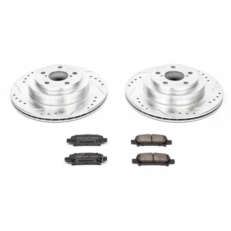 Power Stop 05-09 Subaru Legacy Rear Z23 Evolution Sport Brake Kit 1