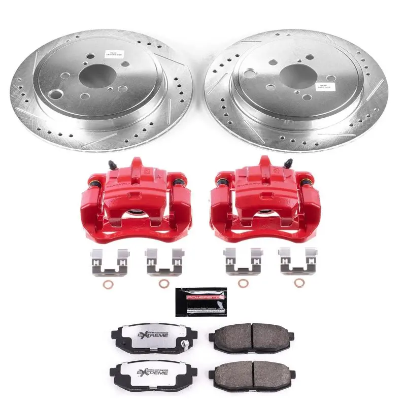 Power Stop 13-16 Scion Fr-S Rear Z26 Street Warrior Brake Kit W/Calipers 1