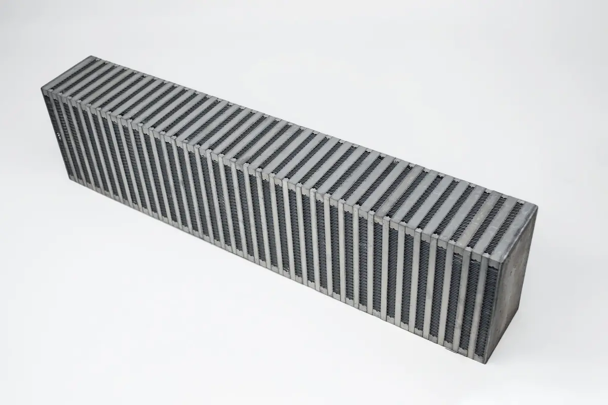 High-Performance Bar & Plate Intercooler Core 24X6x3.5 - Vertical Flow 1