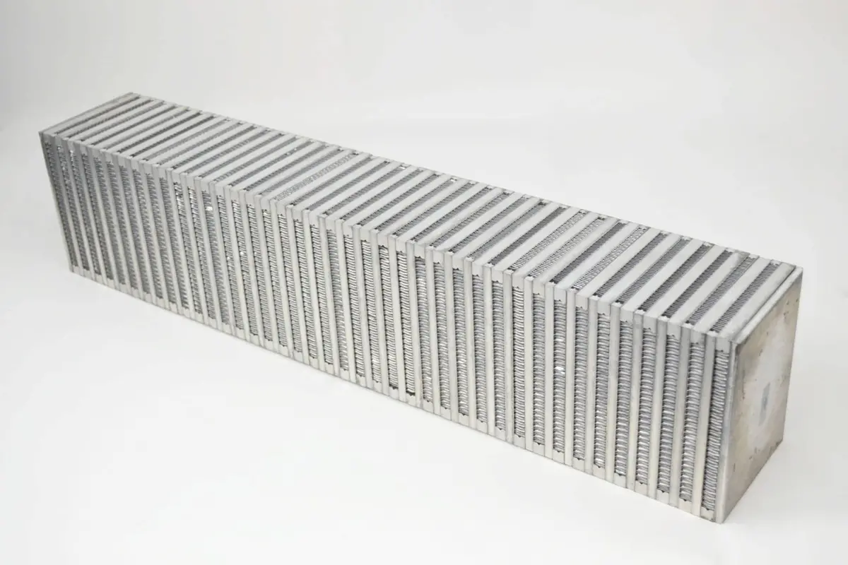 High-Performance Bar & Plate Intercooler Core 27X6x3 - Vertical Flow 1