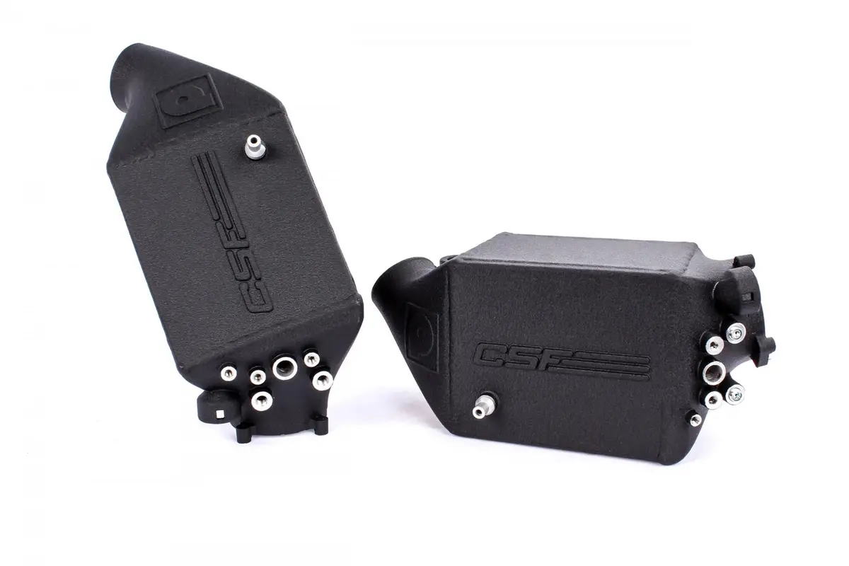 Bmw F1x M5 & M6 Twin Charge-Air-Cooler Set - Crinkle Black Finish 1