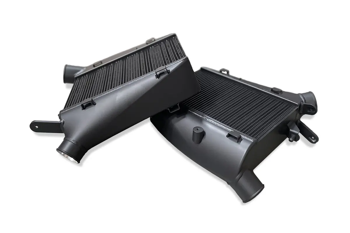 Audi C8 Rs6/Rs7 High-Performance Twin Intercooler Set - Thermal Dispersion Black 1