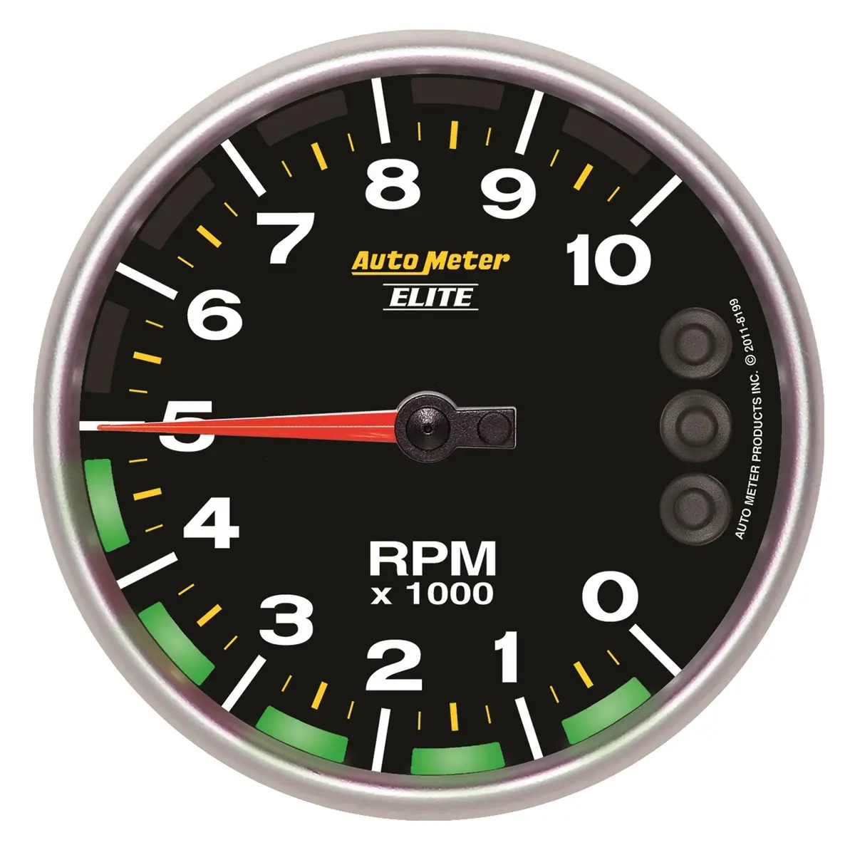 5 In. Pedestal Tachometer 0-10000 Rpm Nascar 1