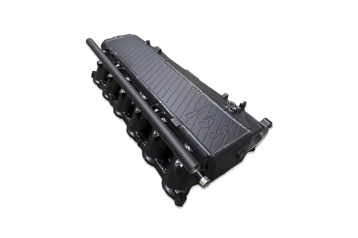 A90 Supra / Bmw B58 Charge-Air Cooler Manifold - Thermal Dispersion Black 1