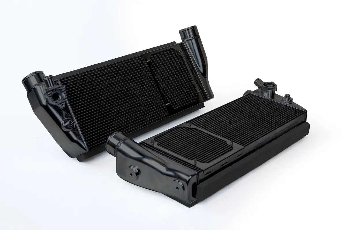 Ferrari 488 / Pista / F8 Twin Intercooler Set - Thermal Dispersion Black 1