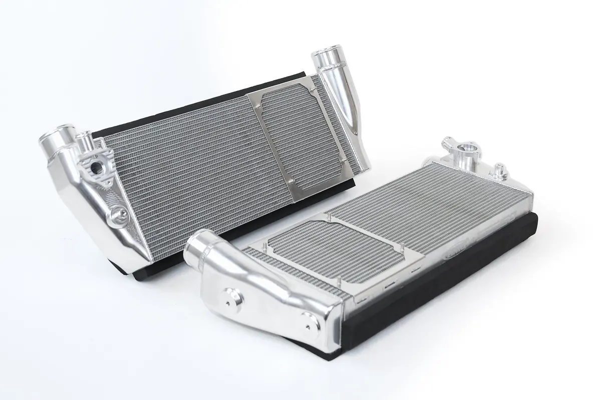 Ferrari 488 / Pista / F8 Twin Intercooler Set - Raw Billet 1