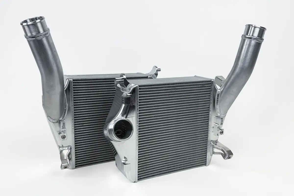 Audi Sq7 / Sq8 Twin Intercooler Set - Raw Billet 1