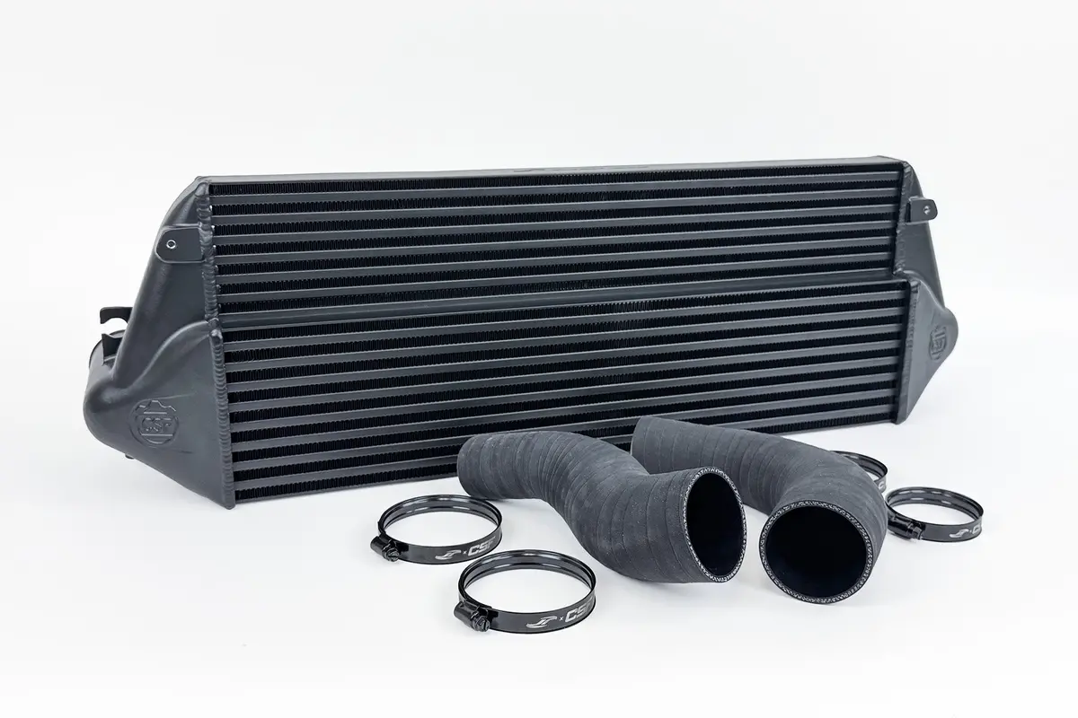 Toyota Gr Corolla / Gr Yaris Stepped-Core Intercooler - Black 1