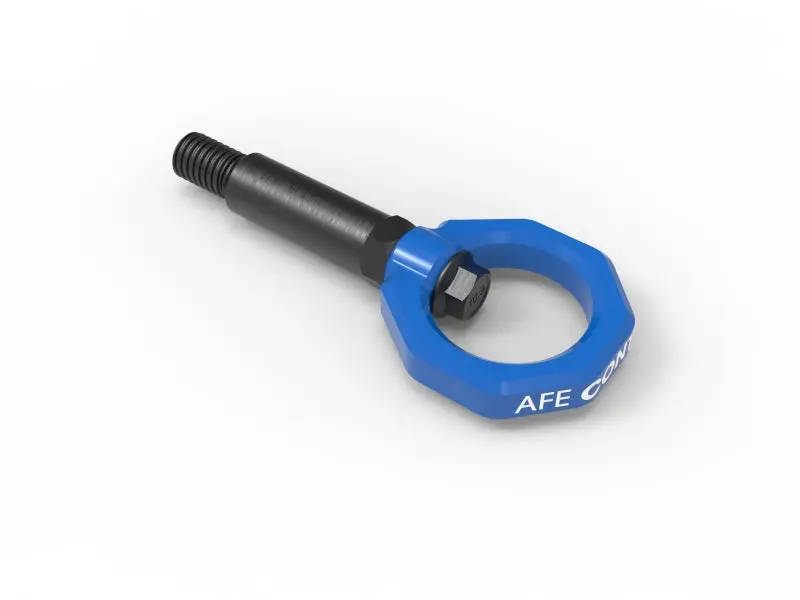 Afe Control Front Tow Hook – Blue Anodized, Fits Bmw F-Series (F20/F22/F30/F32/F36/F40) 1