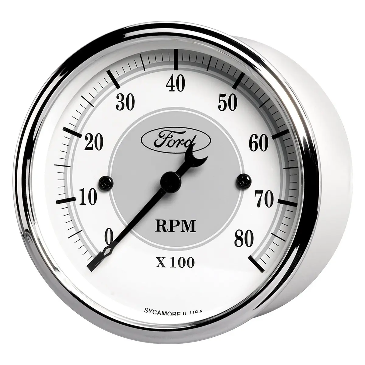3-1/8 In. In-Dash Tachometer 0-8000 Rpm Ford Masterpiece 1