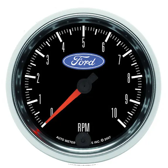 3 3/8In In Dash Tachometer 0 To 10000 Rpm Ford 1