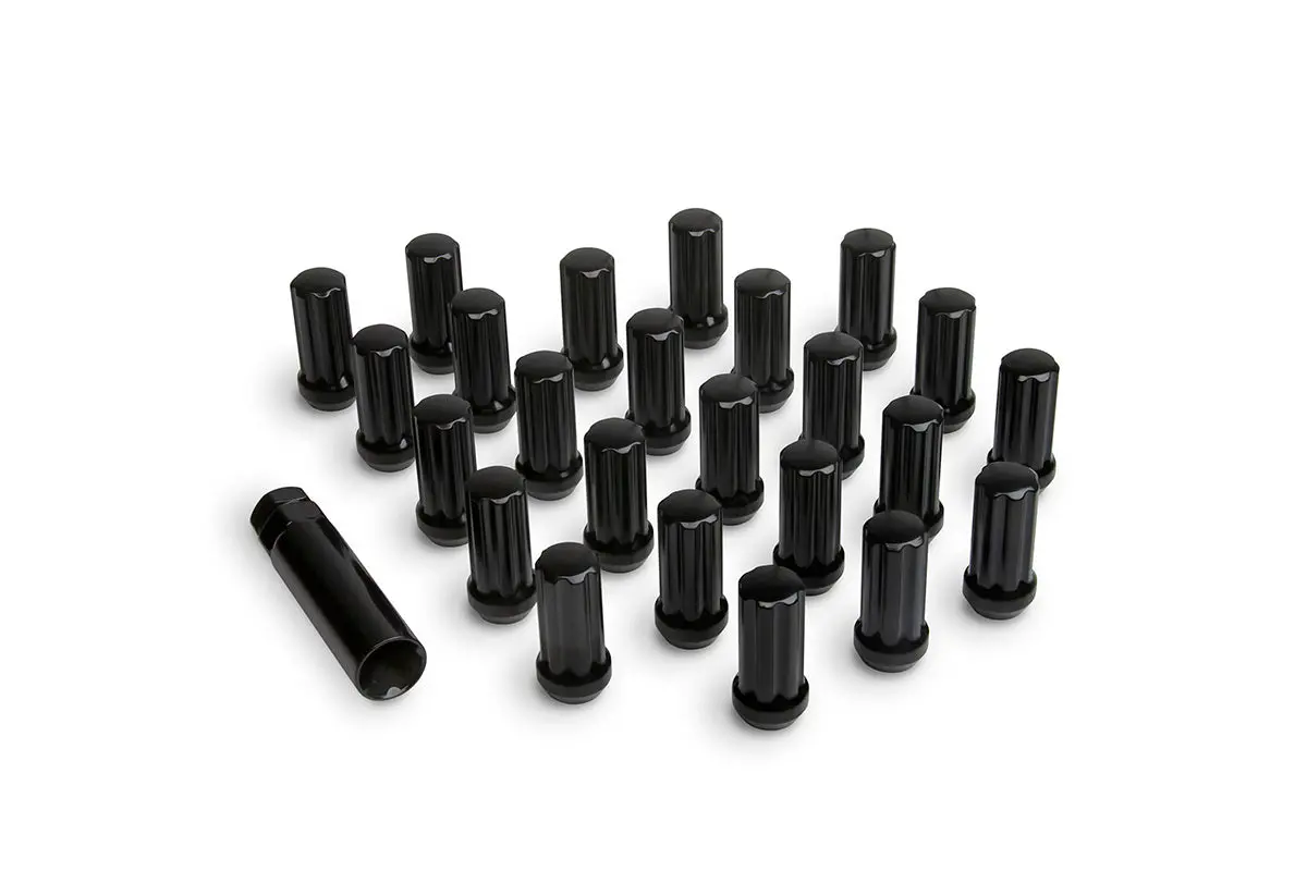 Icon Alloys Lug Nut Kit Black - 14 X 1.5 / 24 Count W/ Key 1