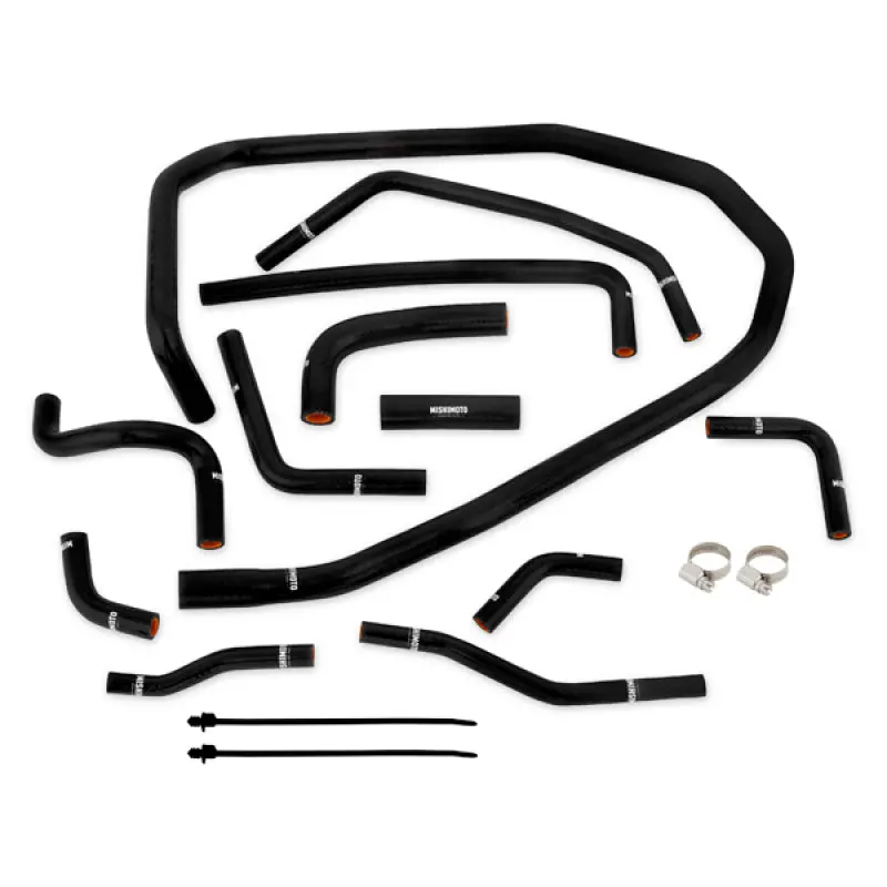 Mishimoto 2015 Subaru Wrx Black Silicone Radiator Coolant Ancillary Hoses Kit 1