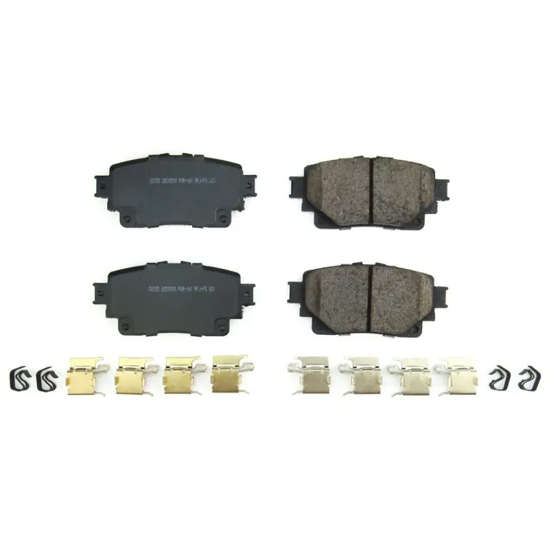 Power Stop 20-21 Toyota Highlander Rear Z17 Evo Ceramic Brake Pads W/Hardware 1