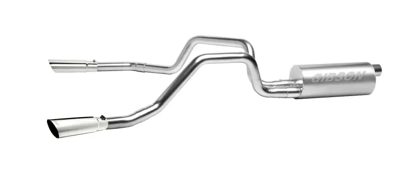 Gibson Cat-Back Dual Split Exhaust System – Stainless Steel, 2.5" Tubing For 1988–1993 Chevrolet C1500 Cheyenne 5.7L 1
