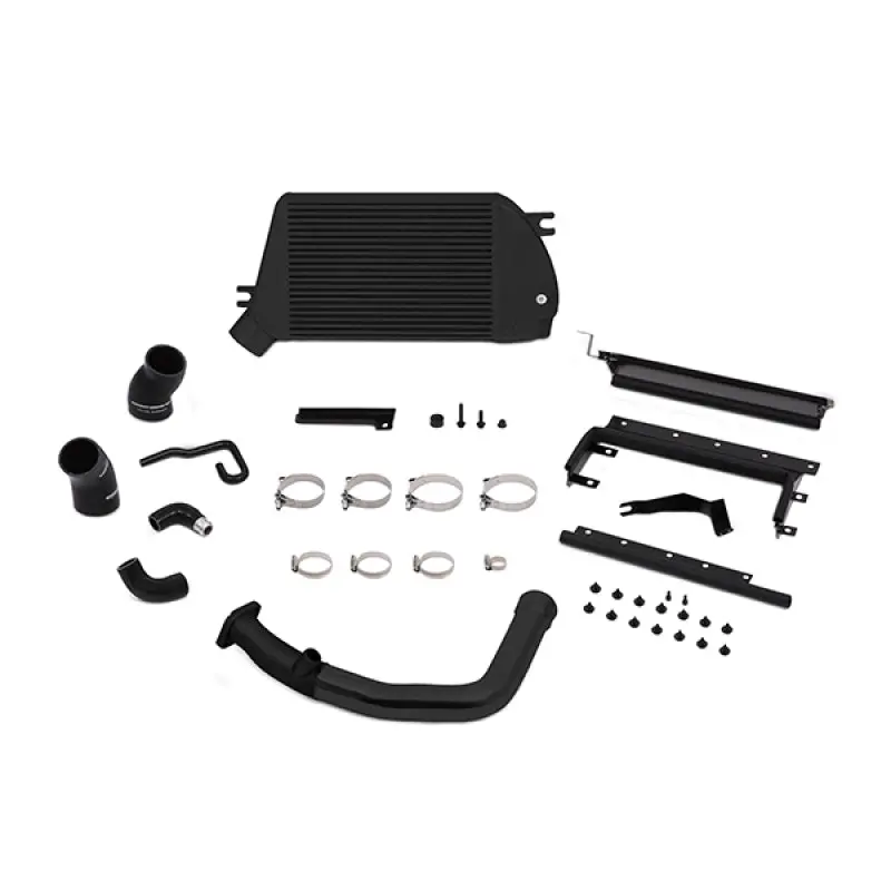 Mishimoto 2015 Subaru Wrx Top-Mount Intercooler Kit - Powder Coated Black & Black Pipes 1