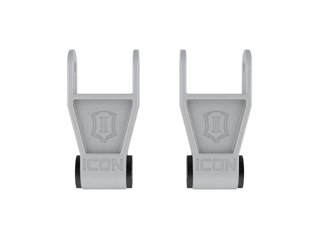 Icon 2010-2023 Ford F-150/2010-2024 Ford F-250 & F-350 1" Lowering Shackle Kit 1