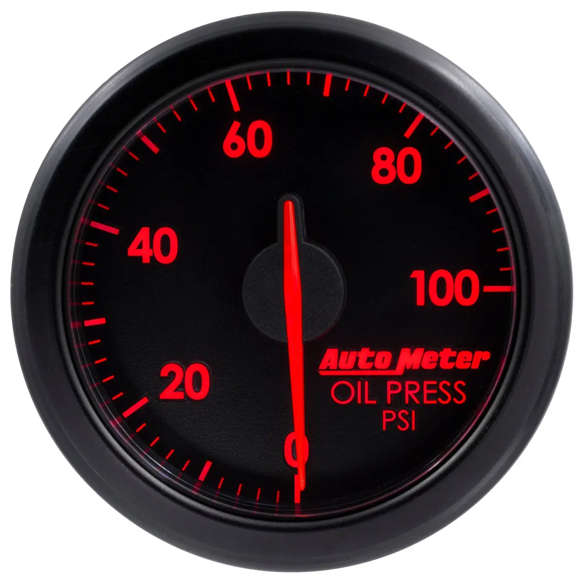 2-1/16 In. Oil Press 0-100 Psi Airdrive Black 1
