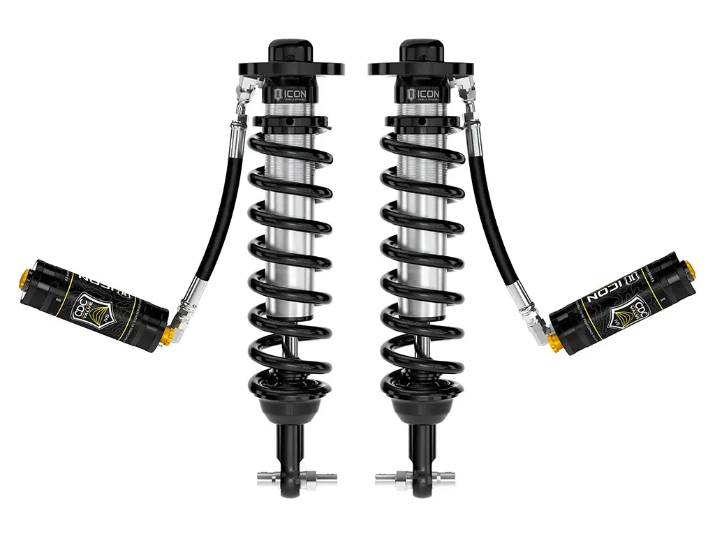 Icon 2021-2023 Ford F-150 4Wd/Tremor 3.5-4.5"/2.5-3" Lift Front 2.5 Vs Remote Reservoir With Cdcv Coilovers Pair 1