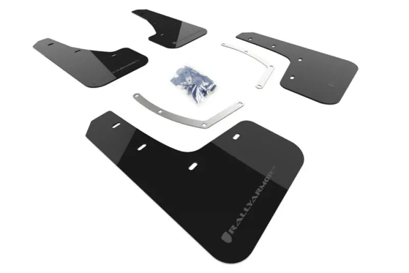 Rally Armor 18-26 Subaru Ascent Black Ur Mud Flap W/Grey Logo 1