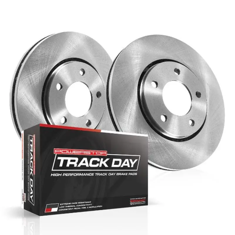 Power Stop 06-07 Subaru Impreza Rear Track Day Brake Kit 1