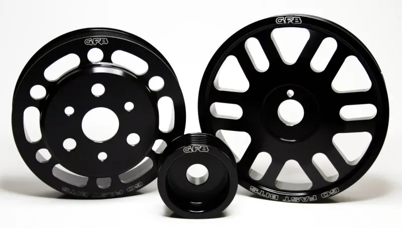 Gfb 13 Subaru Brz / 13 Scion Fr-S 3 Pc L/W Pulley Kit (Inc Crank/Alternator/Water Pump Pulleys) 1