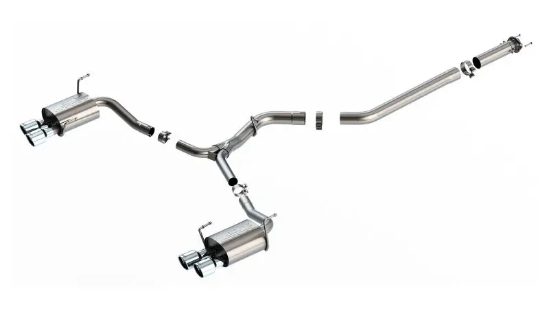 Borla 2022 Subaru Wrx 2.4L Turbo At/Mt Awd S-Type Catback Exhaust Polished Tips 1
