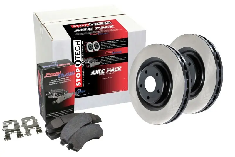 Centric Oe-Style Coated Rear Brake Kit — Includes Components For Two Wheels 1