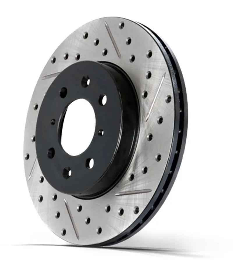 Stoptech Select Sport Slotted & Drilled Rear Brake Rotor – Left Side, For 2009–2013 Infiniti Fx50 1