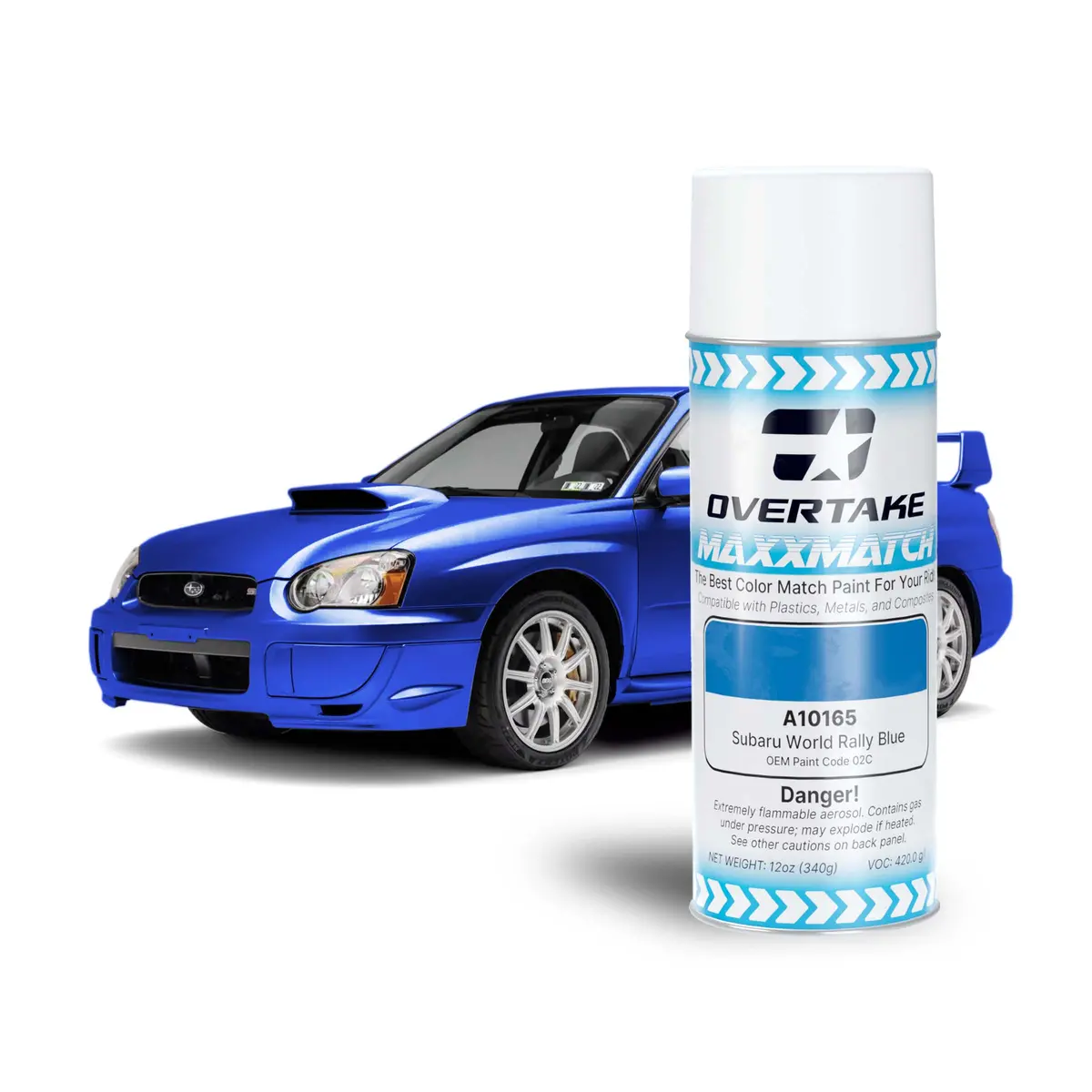Overtake Maxxmatch Paint - Subaru World Rally Blue O2c 12Oz. Can 1