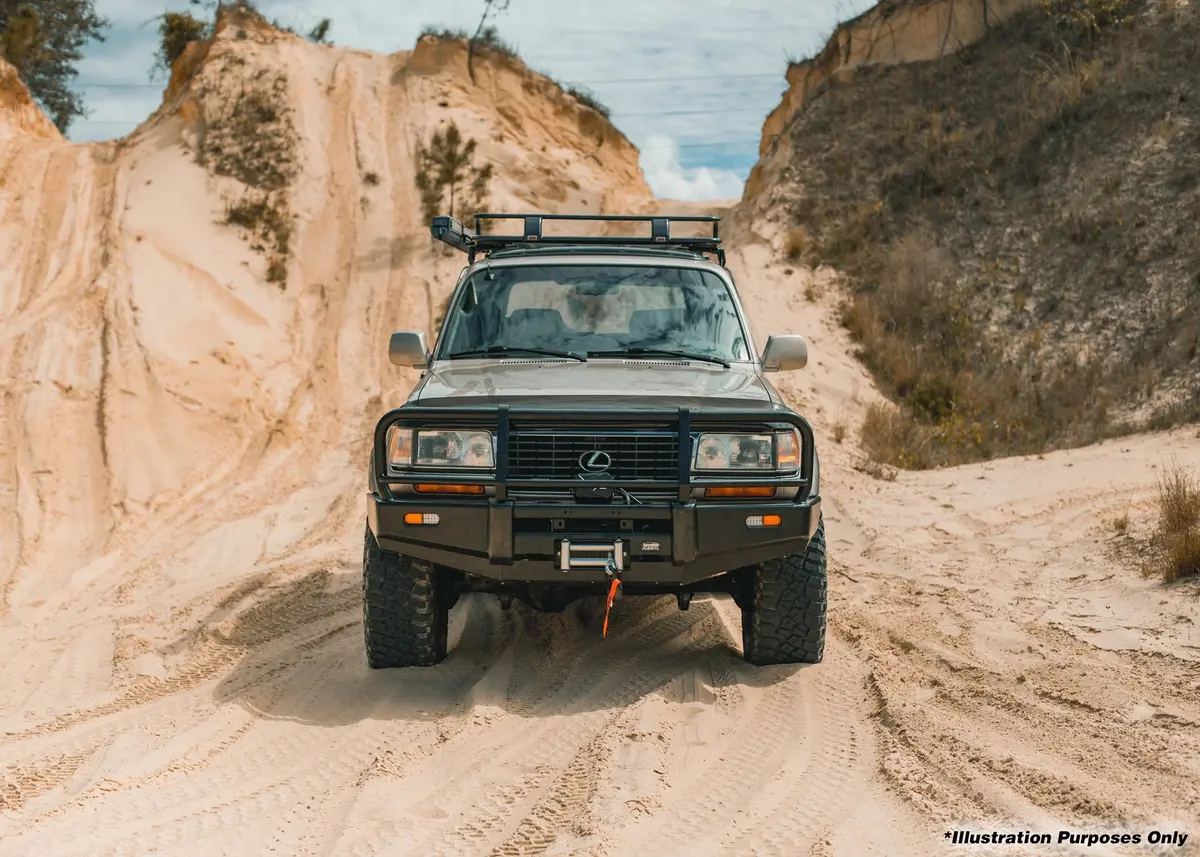 Dobinsons Bull Bar Classic Black For Toyota Land Cruiser 80 Series & Lexus Lx450 - Bu59-3518 1