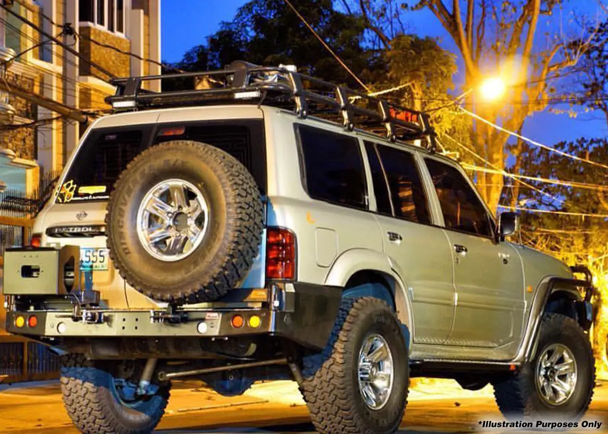 Dobinsons Rear Bumper With Swing Outs For Toyota Landcruiser 100 Series & Lexus Lx470(Bw80-4109) 1
