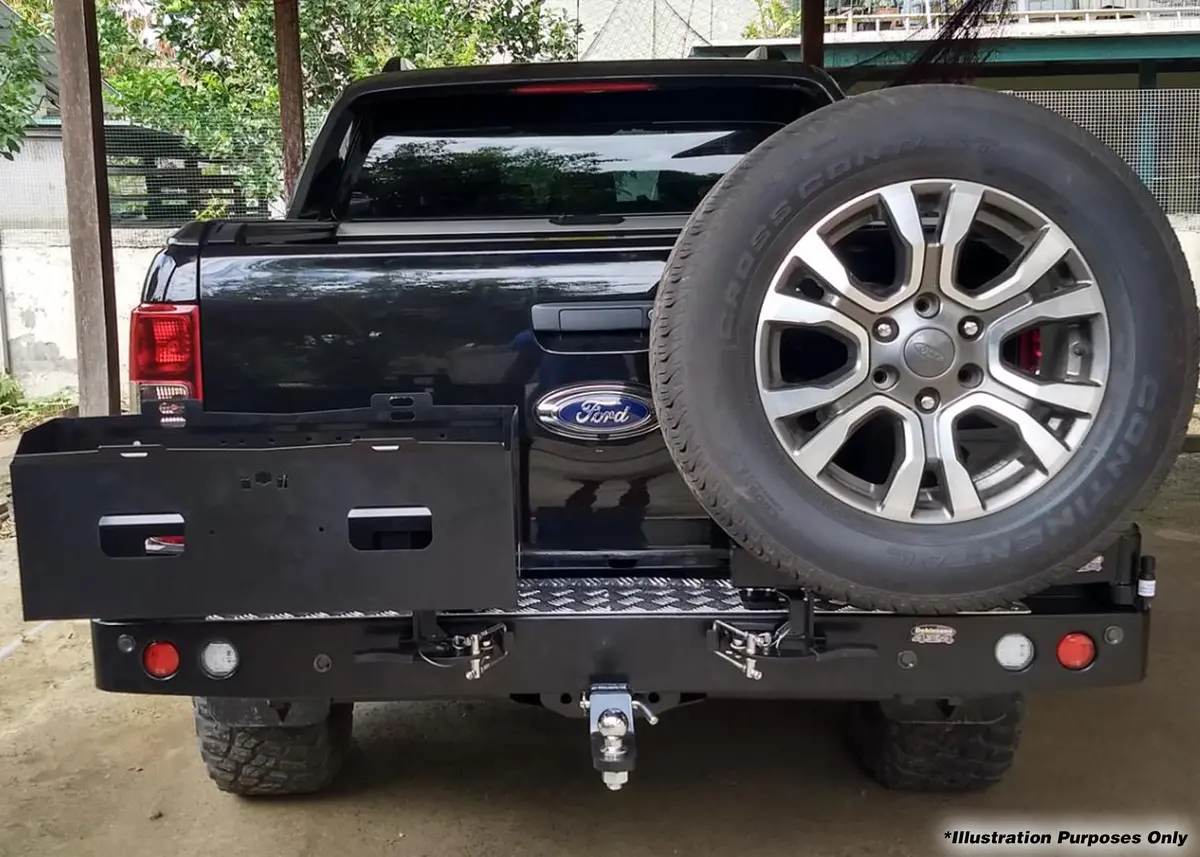 Dobinsons Rear Bumper With Swing Outs For Toyota Hilux Revo 2016-2021 (Bw80-4135) 1