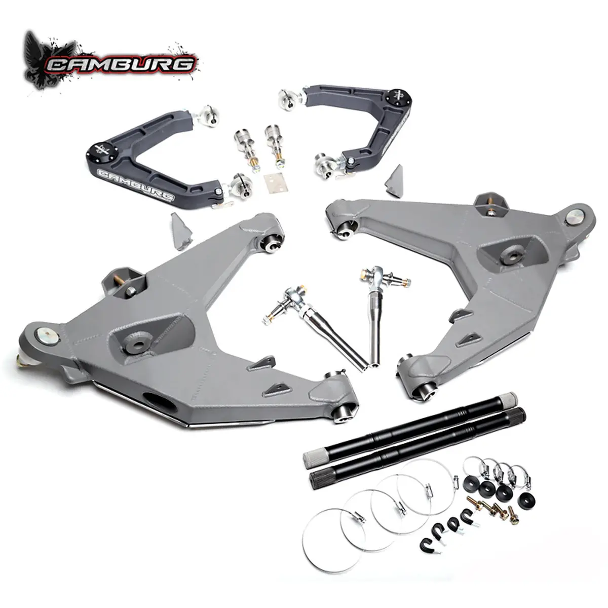 Camburg Engineering 2017-2020 Ford F-150 Raptor Gray Kinetik Series Long Travel Kit 1