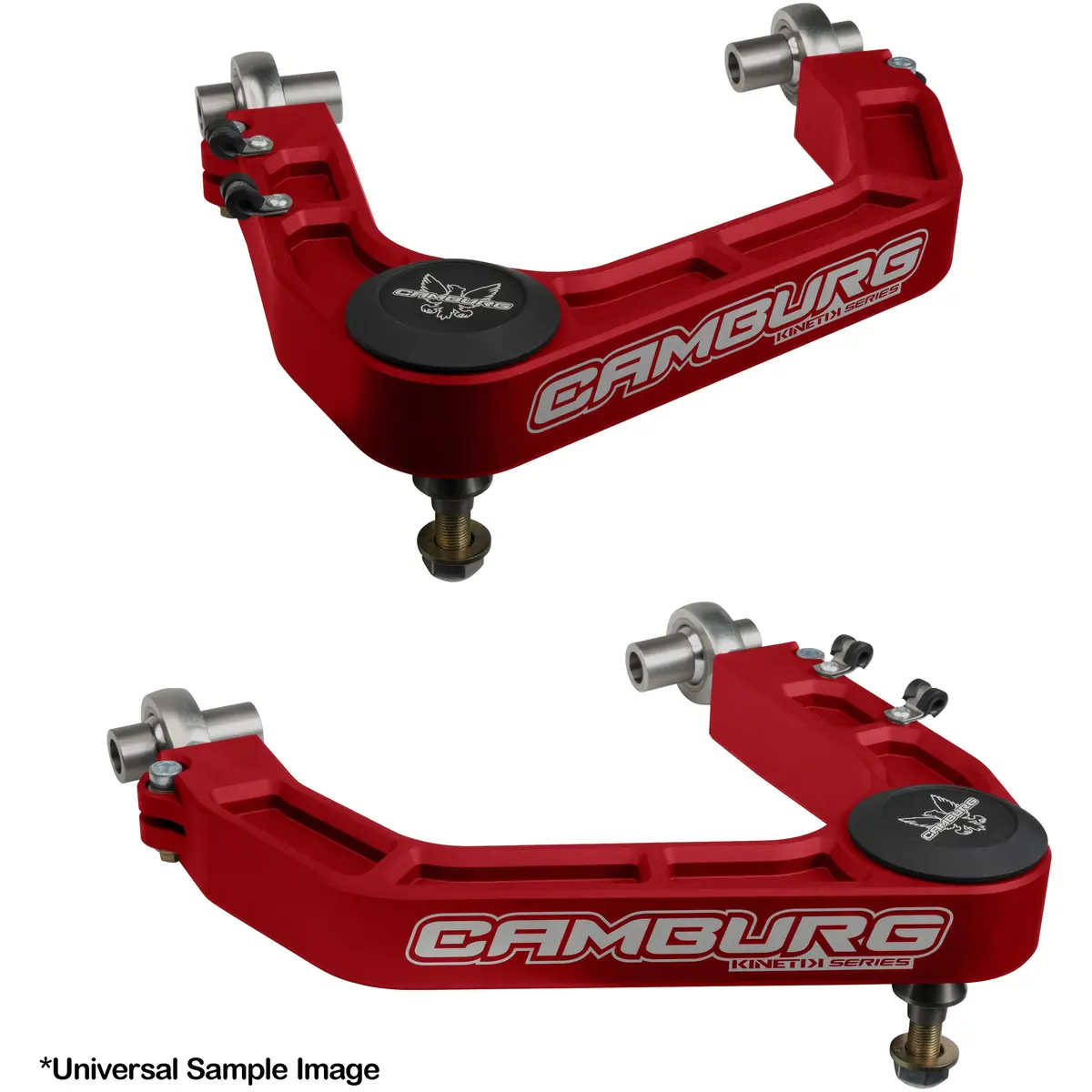 Camburg Engineering 2021-2024 Ford F-150 Excludes Raptor Red Kinetik Series Control Arm Kit 1