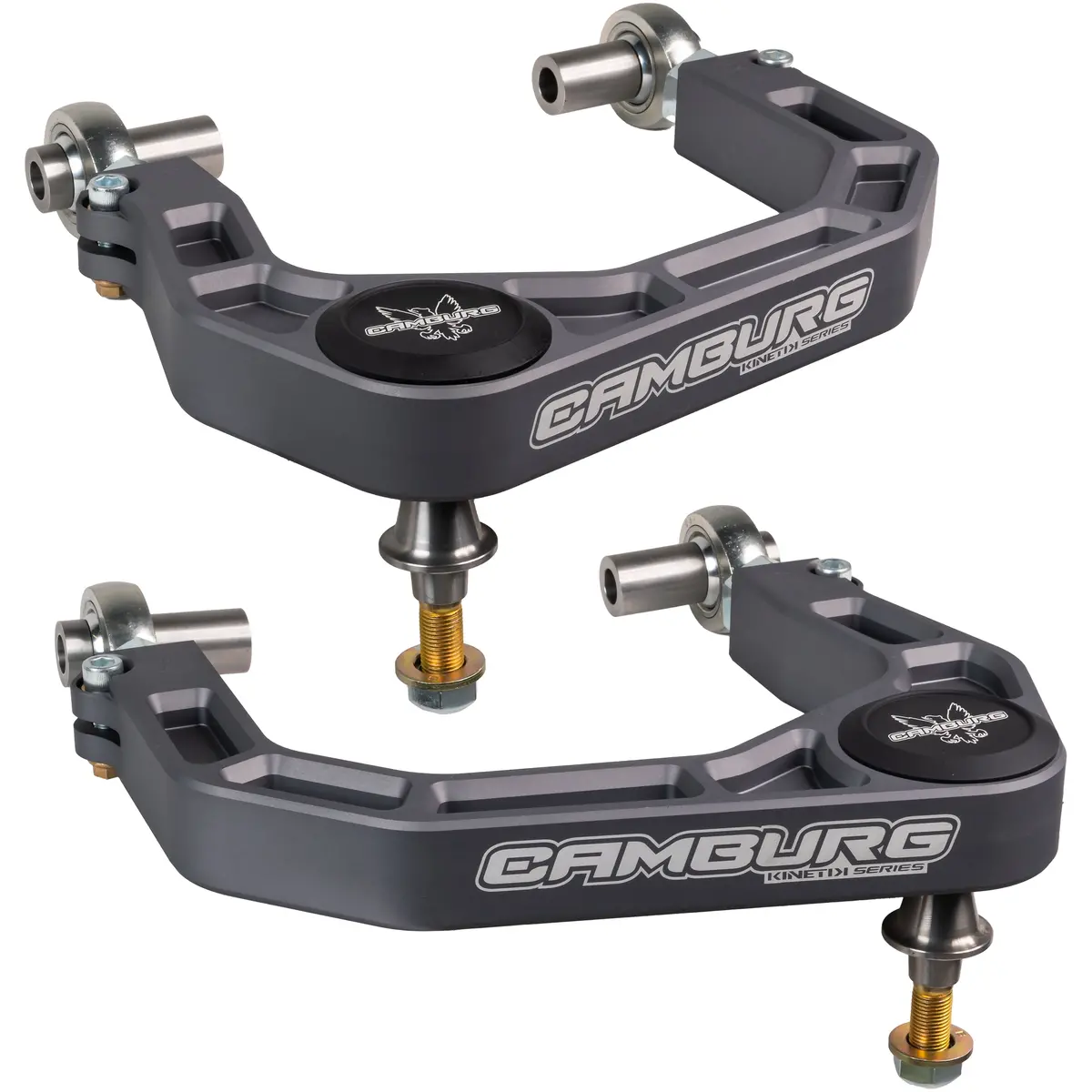Camburg Engineering 2021-2025 Ford Bronco Excludes Raptor Gray Kinetik Series Control Arm Kit 1