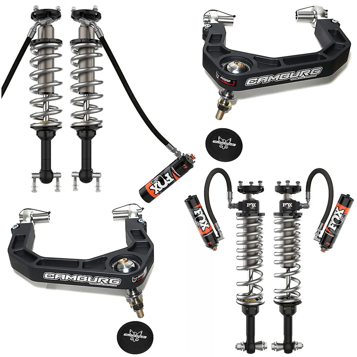 Camburg Engineering 2021-2025 Ford Bronco Excludes Raptor Fox 2.5 Elite Dsc Kinetik Series Lift Kit 1