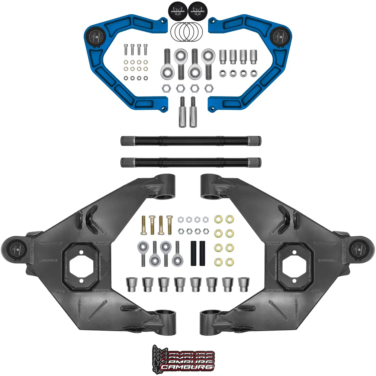 Camburg Engineering 2021-2025 Ford Bronco Excludes Raptor Blue Kinetik X-Joint Xl Trail Series Long Travel Kit 1