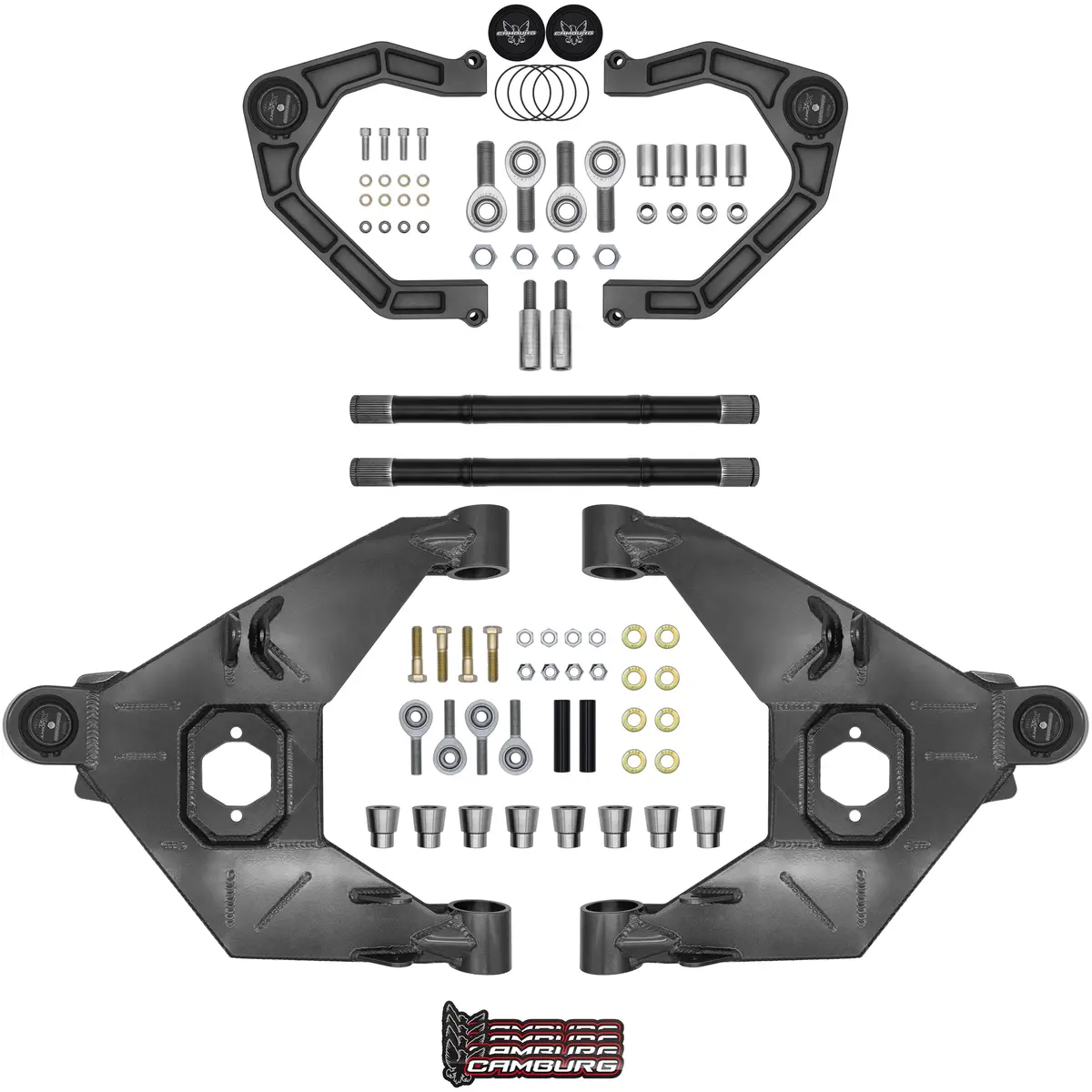 Camburg Engineering 2021-2025 Ford Bronco Excludes Raptor Gray Kinetik X-Joint Xl Trail Series Long Travel Kit 1