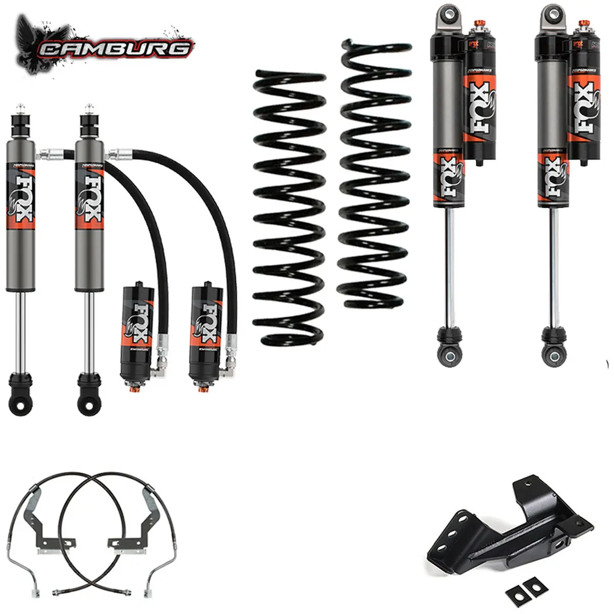 Camburg Engineering 2017-2024 F-250 Super Duty | F-350 Super Duty Gas Fox 2.5 Performance Camburg Series Leveling Kit 1