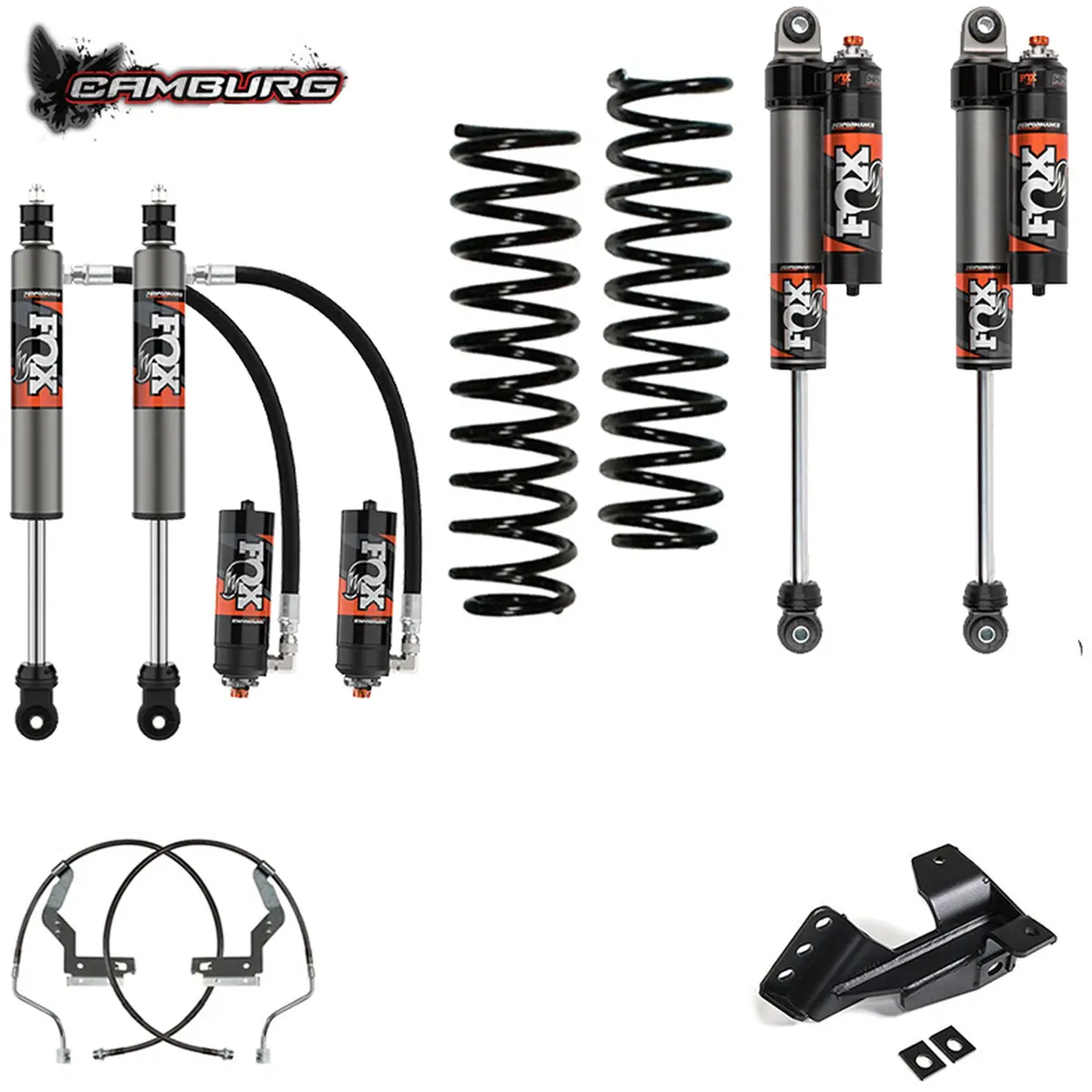 Camburg Engineering 2017-2024 F-250 Super Duty | F-350 Super Duty Diesel Fox 2.5 Performance Camburg Series Leveling Kit 1