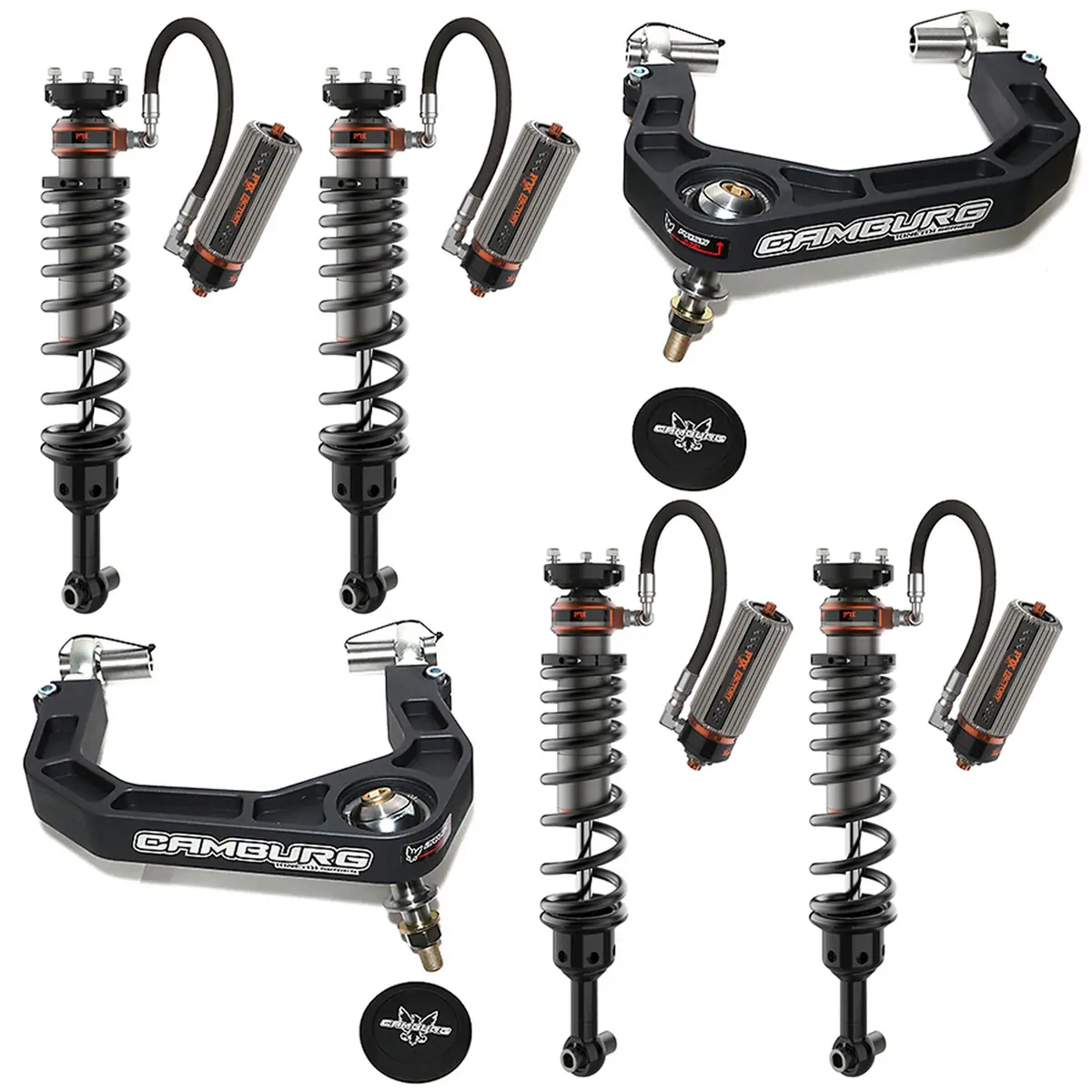 Camburg Engineering 2021-2025 Ford Bronco Excludes Raptor Fox 3.0 Performance Dsc Kinetik Series Lift Kit 1