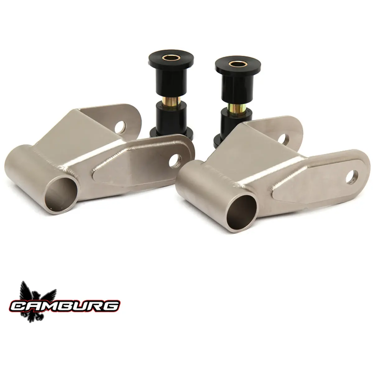 Camburg Engineering 2015-2023 Ford F-150 Tig Welded Camburg Series Leaf Spring Shackle Kit 1