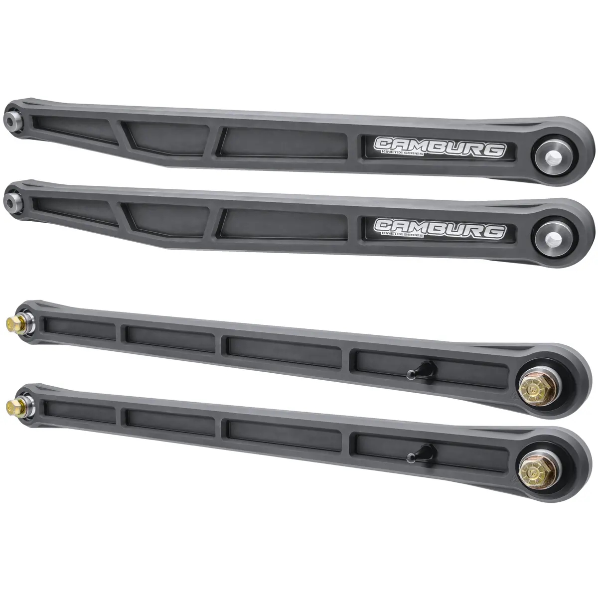 Camburg Engineering 2021-2024 Ford F-150 Raptor | Raptor R Gray Kinetik Series Trailing Arm Kit 1