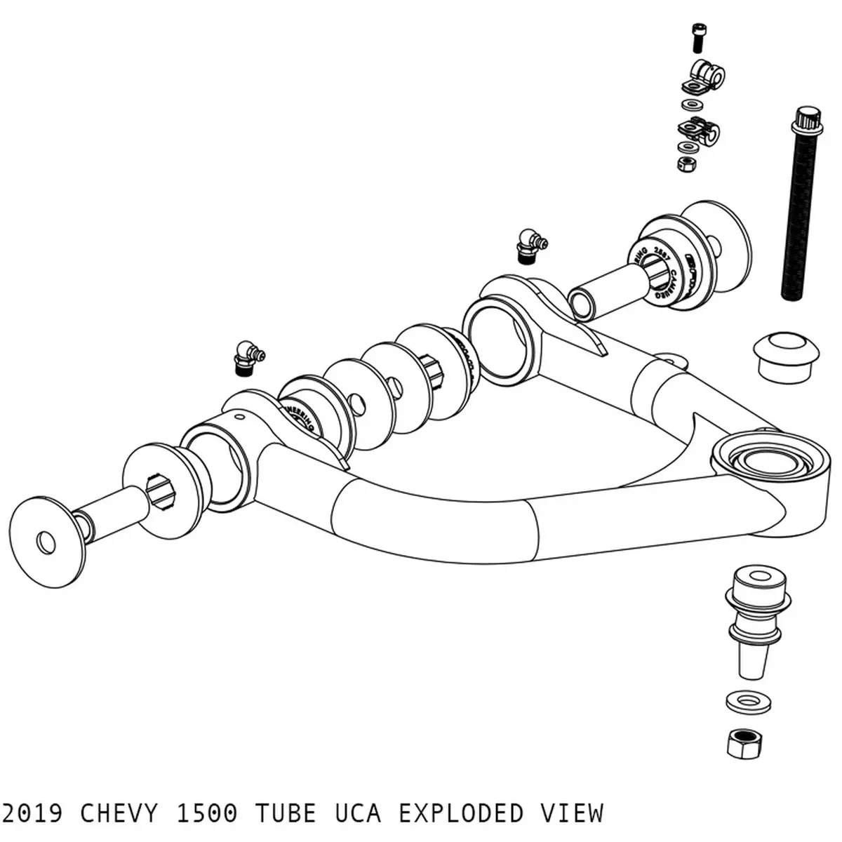 Camburg Engineering 2019-2024 Chevrolet Silverado 1500 | Gmc Sierra 1500 Camburg Series Control Arm Kit 1