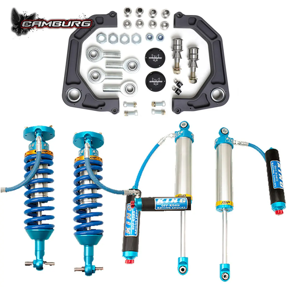 Camburg Engineering 2019-2024 Chevrolet Silverado 1500 | Gmc Sierra 1500 Trail Boss/At4 King 3.0 Ibp Kinetik Series Lift Kit 1