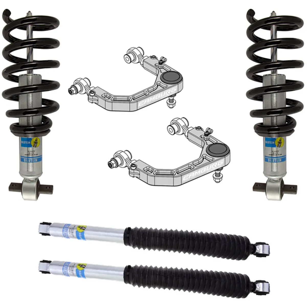 Camburg Engineering 2019-2024 Chevrolet Silverado 1500 | Gmc Sierra 1500 Trail Boss/At4 Bilstein 6112 Kinetik Series Lift Kit 1