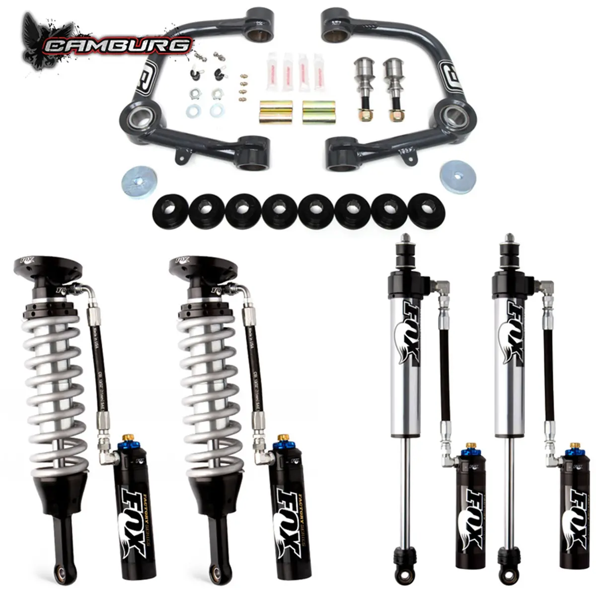 Camburg Engineering 2005-2023 Toyota Tacoma Excludes X-Runner Fox 2.5 Factory Dsc Camburg Series Lift Kit 1