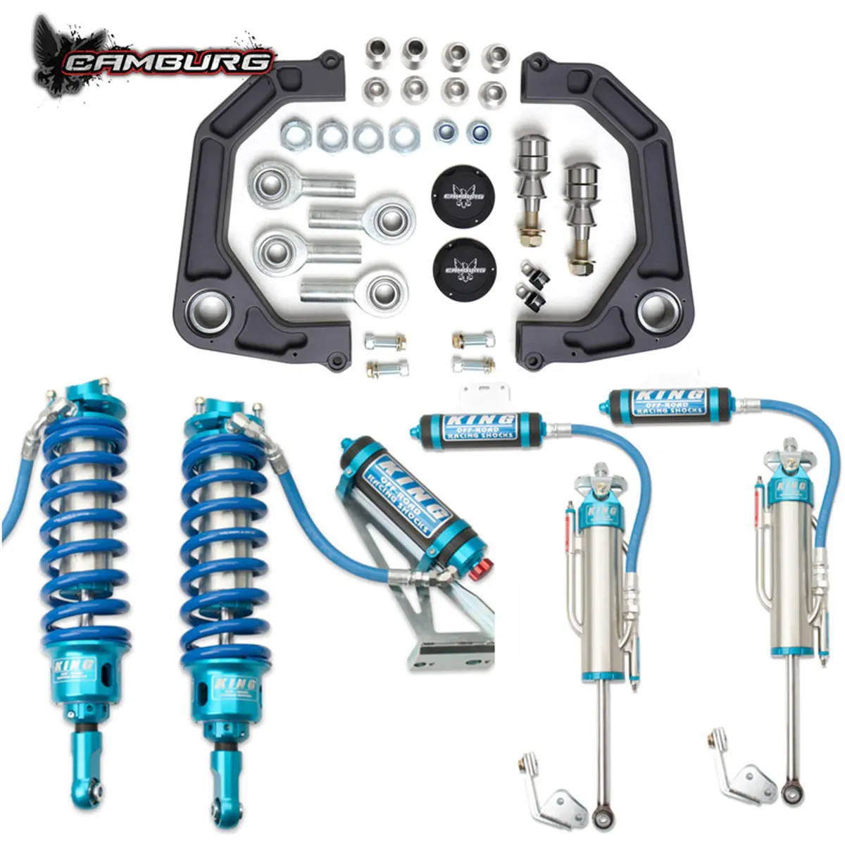 Camburg Engineering 2005-2023 Toyota Tacoma Excludes X-Runner King 3.0 Kinetik Series Lift Kit 1